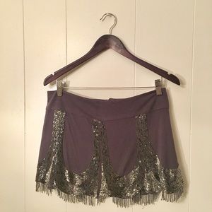 ☄️Silence + Noise For Anthropologie Silver Beaded